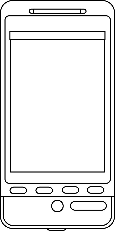 Smartphone Clipart Black And White Clipart Library Free Clipart