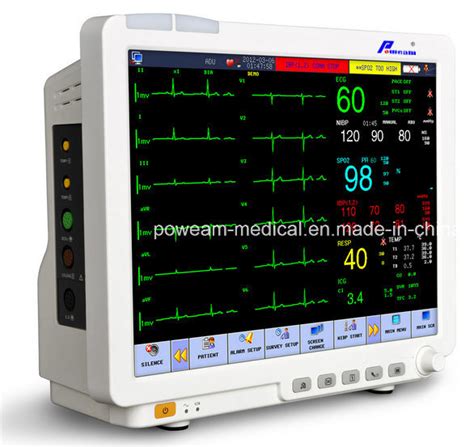 151 Lcd Waterproof Touch Screen Cardiac Output Drager Gas Icu