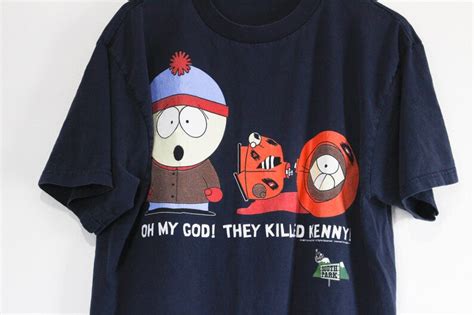 Vintage South Park Oh My God They Killed Kenny T Shirt Etsy