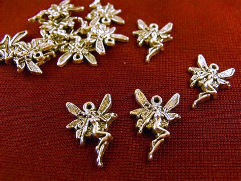 Silver Fairy Charms Lot Of 20 Jewelry Making By Agothshop On Etsy 2