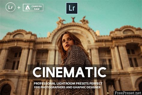 Use them as they come or as a starting point to create your own cinematic look with the powerful coloring. Pro Cinematic Lightroom Presets 3203167