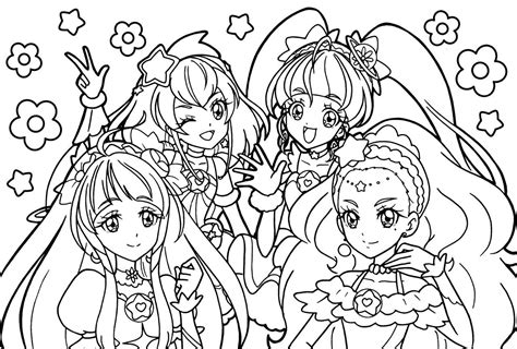 Toyk — Star Twinkle Precure Coloring Book In 2022 Cute Coloring Pages