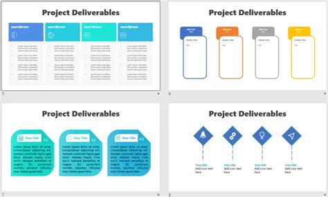 10 Project Management Infographic Templates Project Deliverables
