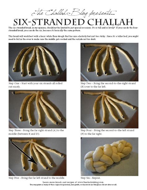 Maybe you would like to learn more about one of these? How to braid a six strand Challah. | Challah, Jewish recipes, Shabbat recipes