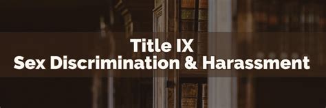 Title Ix Sex Discrimination And Harassment Policies And Resources Equal Opportunity Office