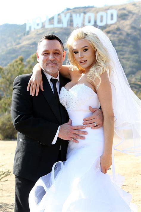 Pregnant Courtney Stodden Busts Out Of Her Wedding Dress During Vows