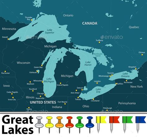 How Many Of The Great Lakes Border Canada Julie Has Yates