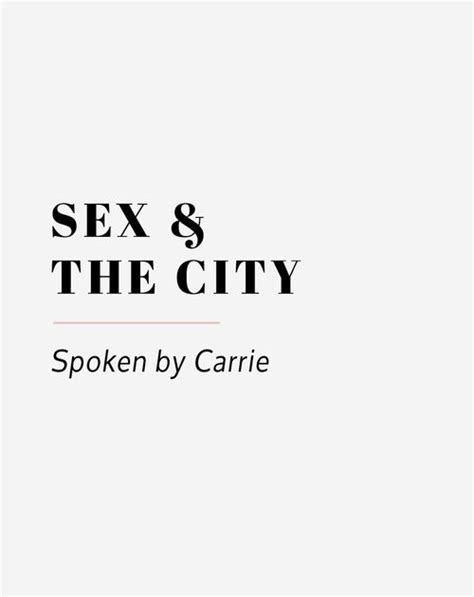 Sex And The City Wedding Reading Spoken By Carrie