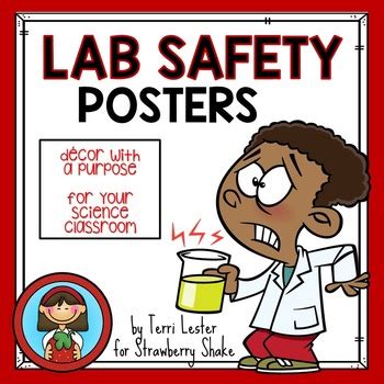 How to make a science safety poster | sciene lab poster idea. Science LABORATORY SAFETY POSTERS by Strawberry Shake | TpT