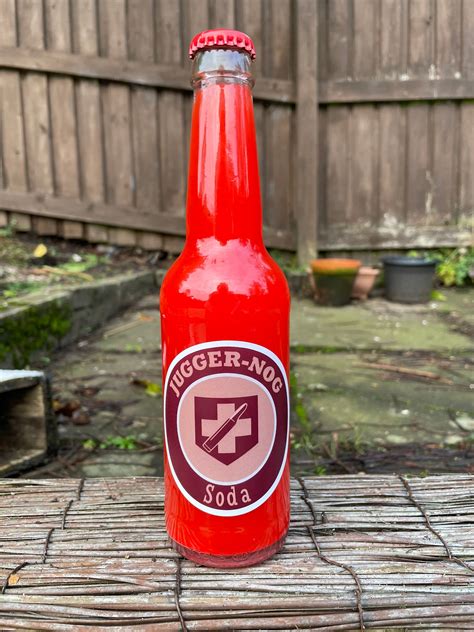 Call Of Duty Zombie Black Ops Bottle Juggernog Perk A Cola Etsy Uk