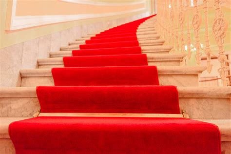 Interior Stairs With Red Carpet Stock Photo Download Image Now Istock