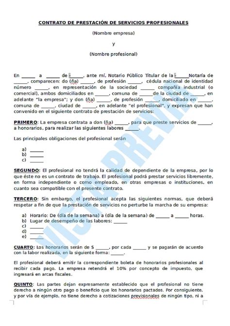 Laboral Modelo De Contrato De Trabajo Simple Vários Modelos