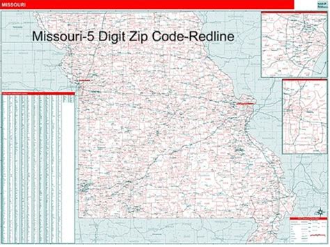 Missouri Zip Code Map From