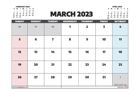 March 2023 Calendar Printable Free Get Latest News 2023 Update