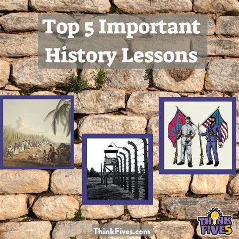 Top 5 Important History Lessons Taught By Teachers History Lessons