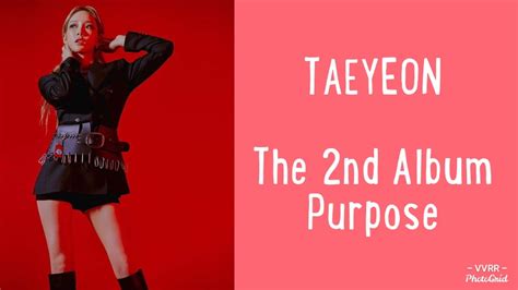 Taeyeon Purpose Full Album Youtube