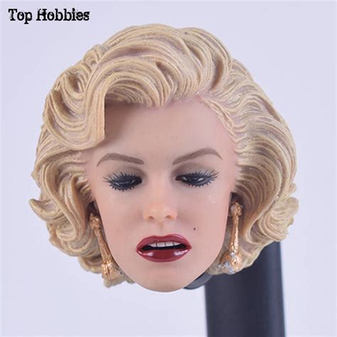 Custom 16 Scale Sexy Marilyn Monroe Female Head Sculpt For 12 Inch