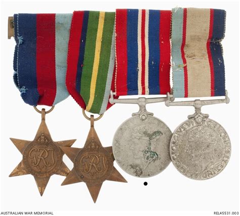 Australia Service Medal 1939 45 With British War Medal 1939 45 Ribbon