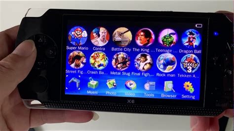 X6 8gb 43 Handheld With Out Camera Version Game Console Games List