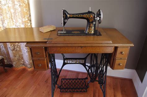 singer sewing machine restoration antique sewing tabl