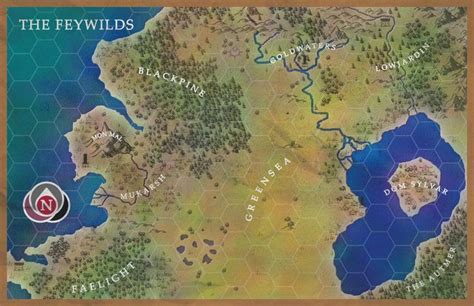 Drew A Map Of The Feywild For My Players Drawn Map Role Player D D
