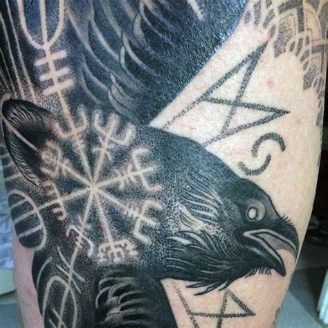 Here is a bit confusing tattoo of the legendary norse goat heiðrún that produces mead by eating tree leaves. Top 79 Best Rune Tattoo Ideas - 2021 Inspiration Guide