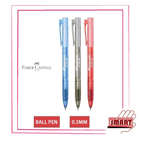 Faber Castell Ball Pen Click X5 Shopee Malaysia