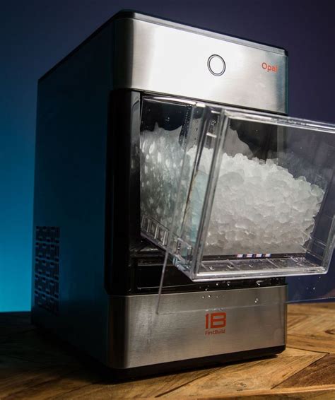 The opal nugget ice maker is a perfect small, compact unit that produces soft, chewable nugget ice for your home or family. FirstBuild Opal nugget pebble home ice machine | Nugget ...