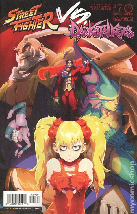 Street Fighter Vs Darkstalkers 2017 Udon Comic Books