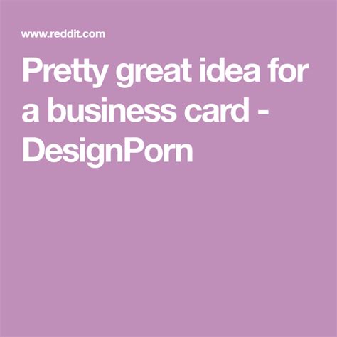 Use our free business card maker to easily create your own custom business cards. Pretty great idea for a business card - DesignPorn | Greatful, Business cards, Pretty