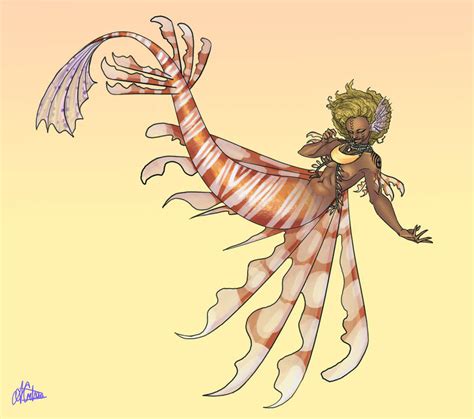 Lionfish Mermaid By Poweredbycokezero On Deviantart