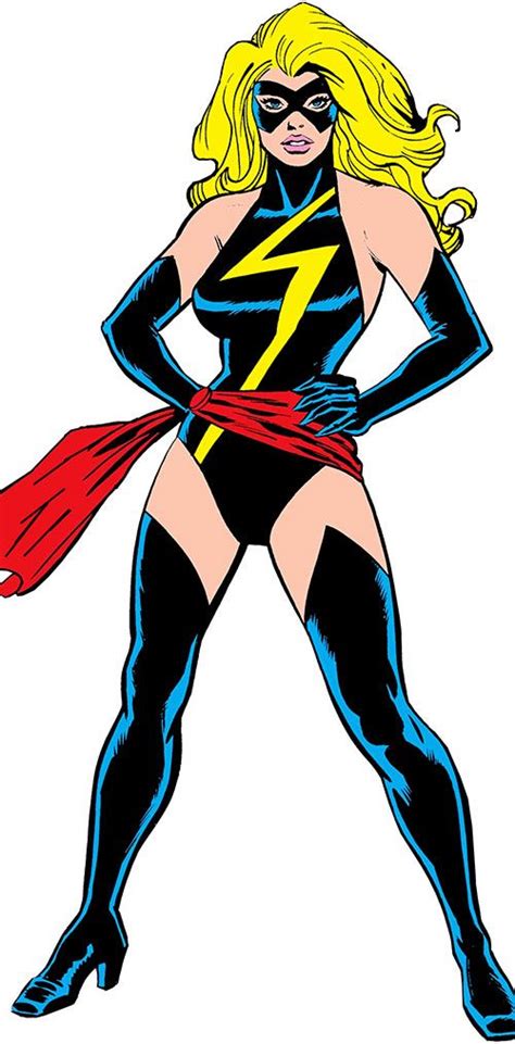 Classic Ms Marvel Carol Danvers In Her 1980s Costume