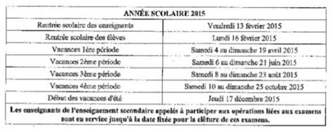 Dates Des Vacances Scolaires 2015 2016 Dom Tom