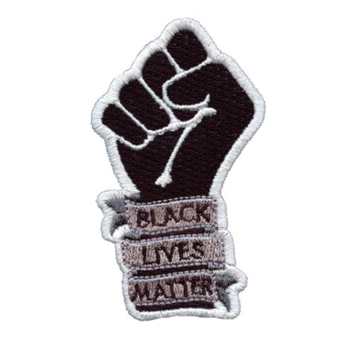 Black Lives Matter Movement Fist Embroidered Iron On Patch 722537691765