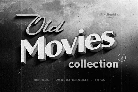 Old Movie Titles Templates Collection 2 Retro Text Old Movies Movie