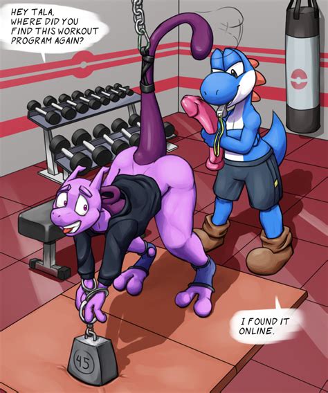 Rule 34 2017 Blue Yoshi Bondage Bound Dildo Gym Legendary Pokémon