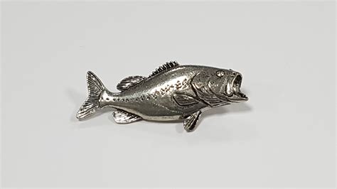 Just Fish Pewter Lapel Pins Glasgow Angling Centre