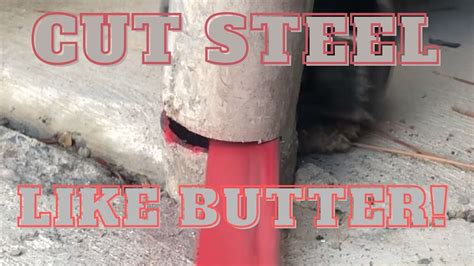 A Clean And Easy Way To Cut A Steel Galvanized Pipe Youtube