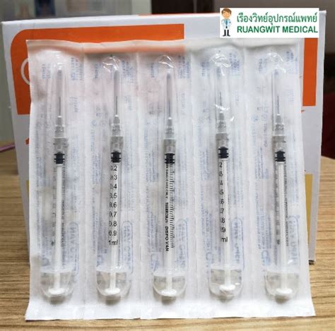 Dispovan Tuberculin Syringe 27G x 1/2นิ้ว (1mL) ถอดหัวเข็มได้ ...