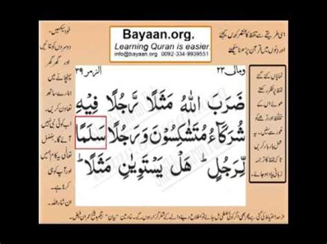 Are we becoming less deserving of allah's blessings? Learn Quran in Urdu translation word by word learning ...