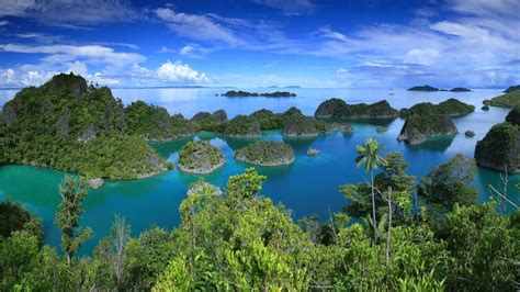 Landscape With Raja Ampat Islands New Guinea West Papua Province