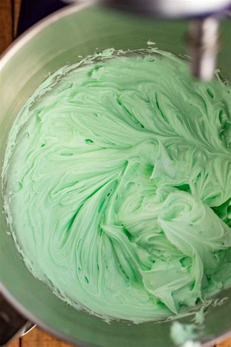 Mint Frosting Is Buttercream Made With Butter Powdered Sugar Mint