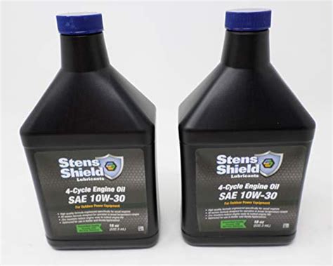 Stens Shield 2 Pack 770 130 Sae 10w 30 4 Cycle Engine Oil 18oz Bottles