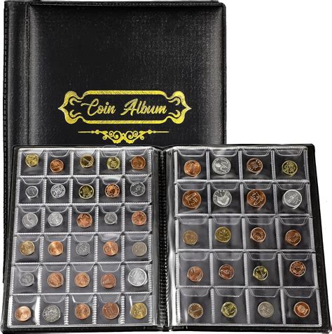 250 Pockets Coin Album Coin Collecting Holder Album Collection