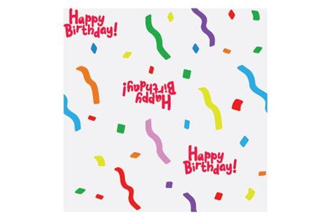 Happy Birthday For Adults With Confetti Svg Cut File By Creative