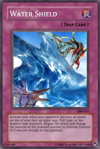 * will show how to build a water deck in all its forms * help. Water Shield | Yu-Gi-Oh Card Maker Wiki | FANDOM powered by Wikia