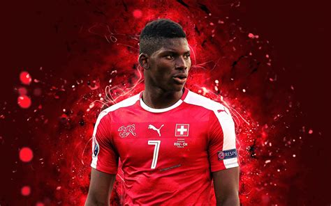 Breel embolo statistics played in borussia moenchengladbach. Download wallpapers 4k, Breel-Donald Embolo, abstract art ...