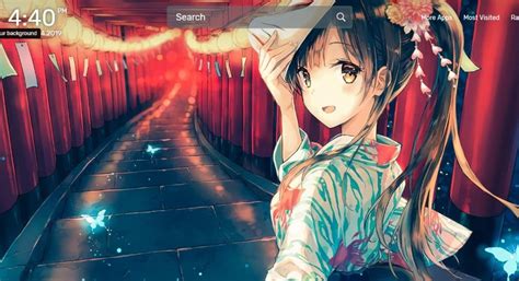 Anime Girl Wallpapers Hd Chrome New Tab Theme Extension
