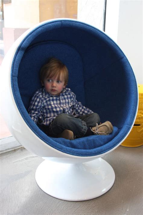 A white, plush lounge chair might look great in your little one's room, but one spilled glass of chocolate milk and it's destroyed. Kids Ball Chair