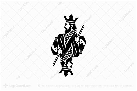 Playing Card King Logo